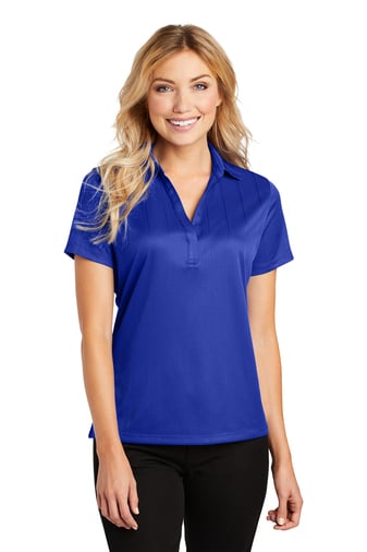 Port authority performance shop fine jacquard polo